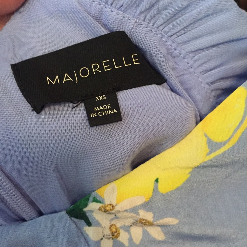 NEW Majorelle Lemons Annalise Tie Sleeve Dress XXS - Picture 5 of 5